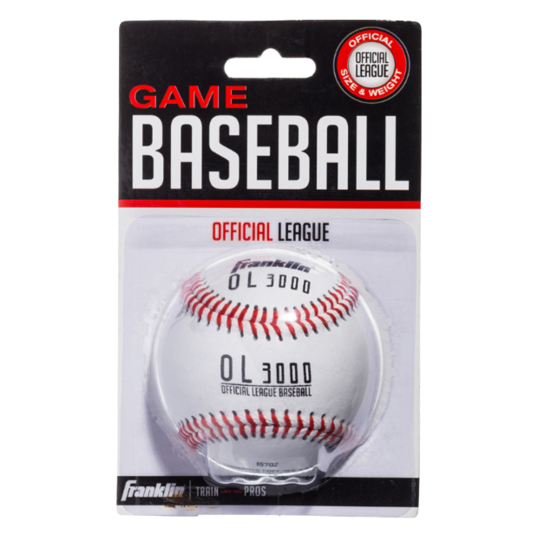 BASEBALL LEATHER WHT 1PK