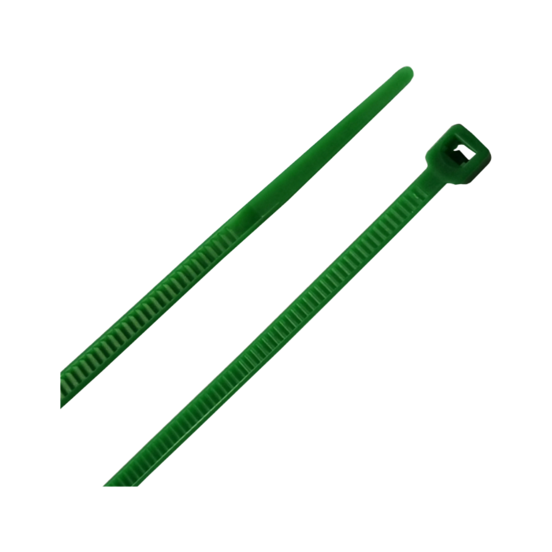 CABLE TIE 4" GRN 100PK