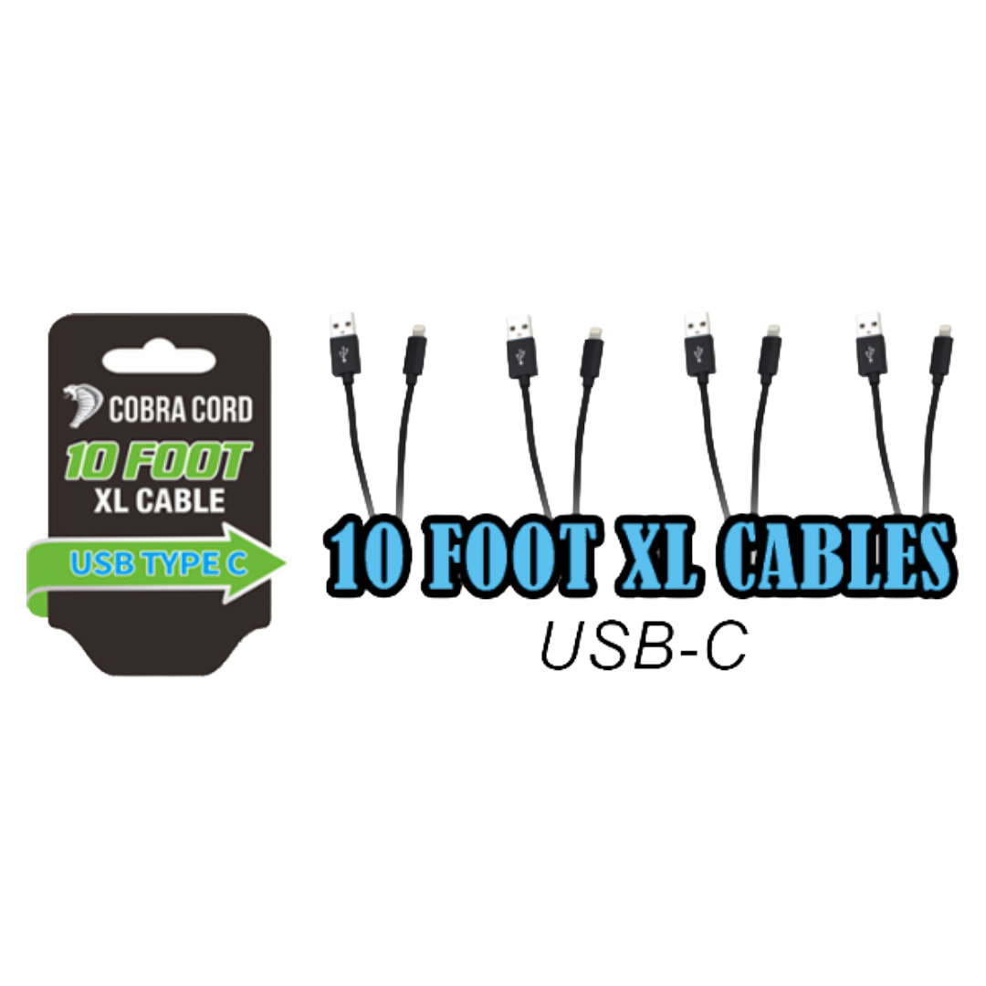 CABLE PHONE 10FT USB-C - USB