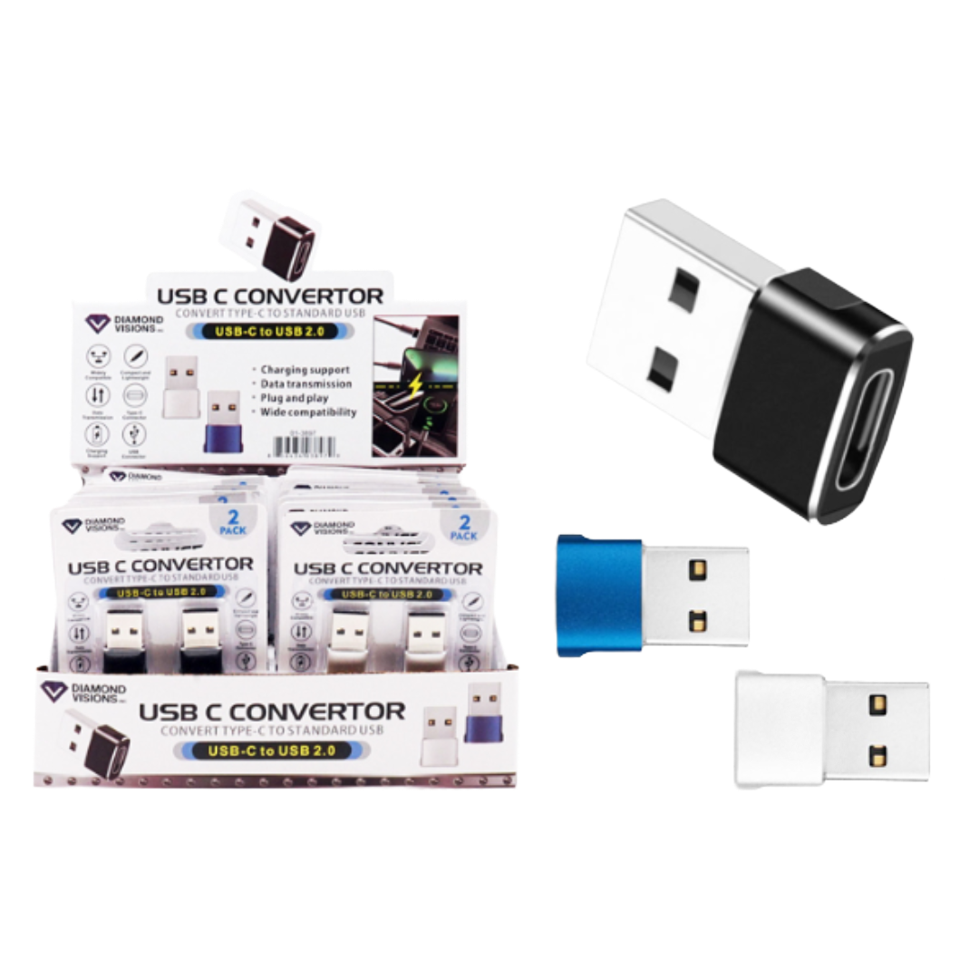 USB-C TO USB CONVERTOR 2PK