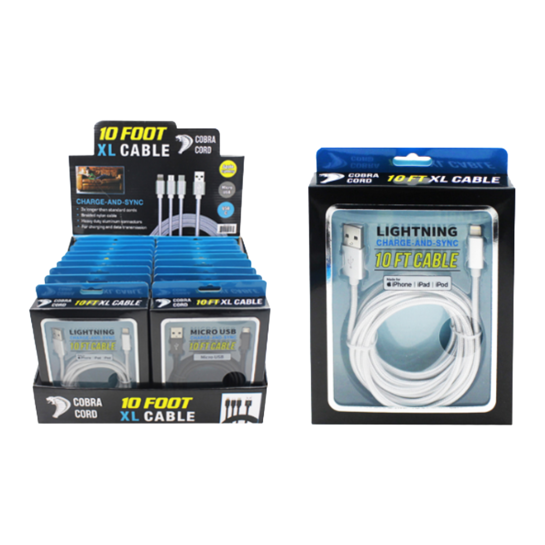 CABLE PHONE 10FT ASST