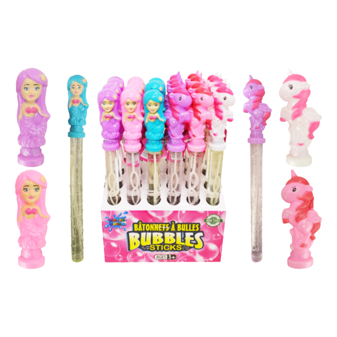 BUBBLE STICK MERMAID / UNICORN