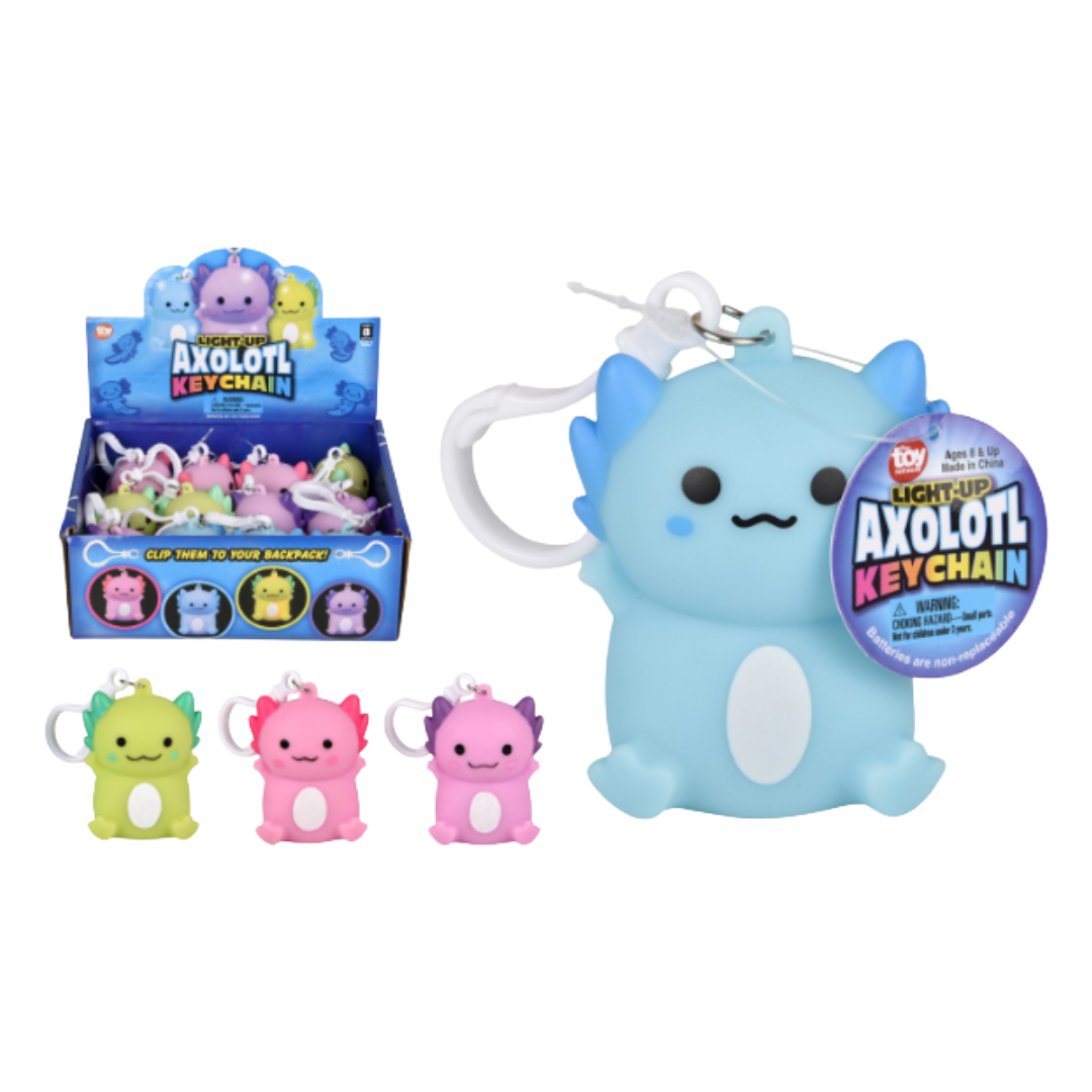 KEYCHAIN AXOLOTL LIGHT-UP