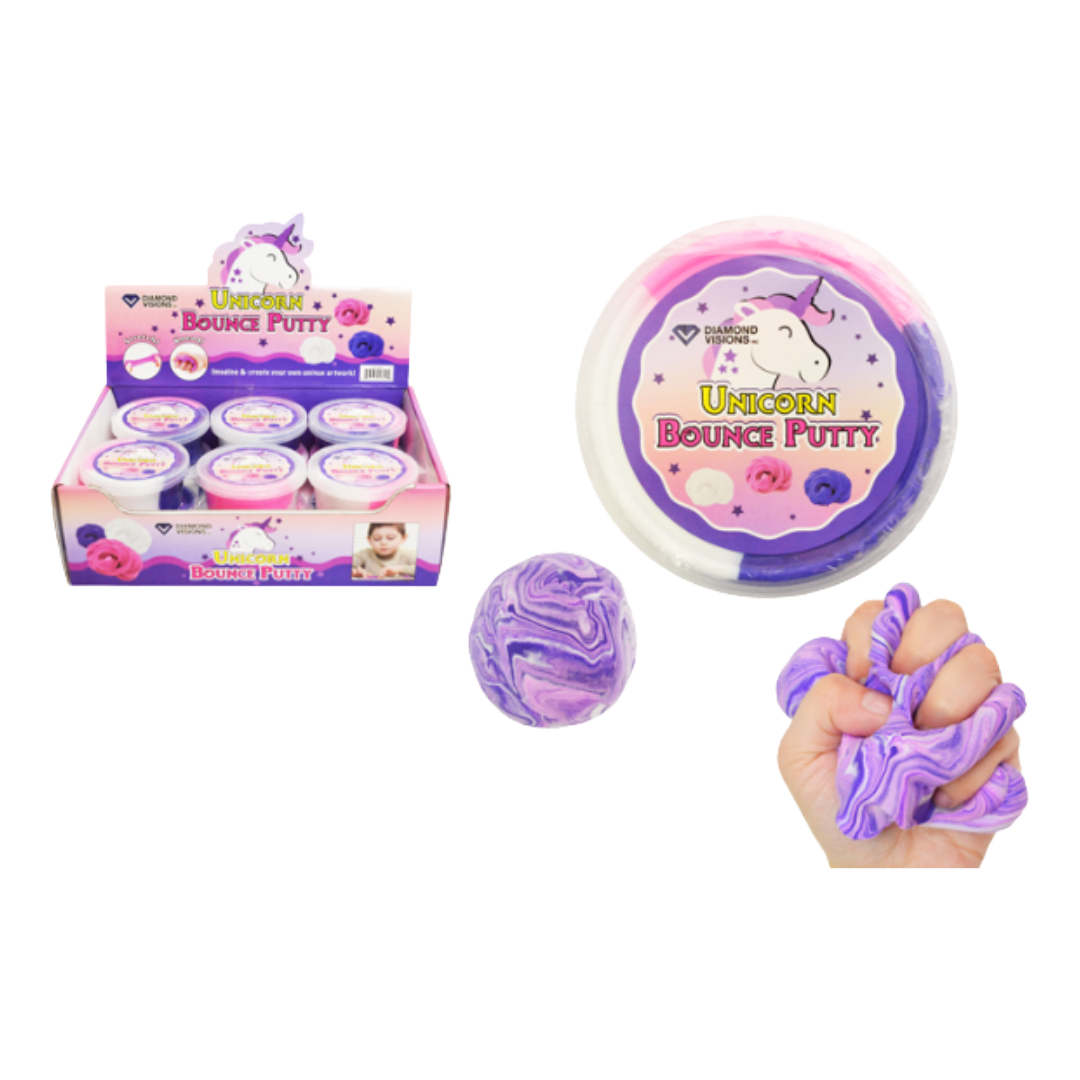 PUTTY BOUNCE UNICORN TRI-COLOR
