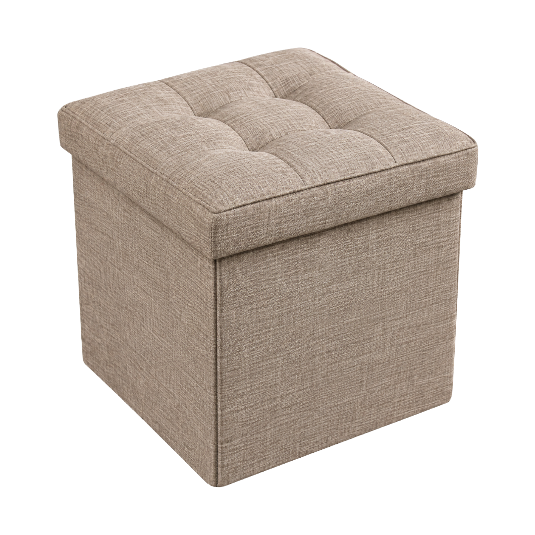Single Ottoman - Taupe