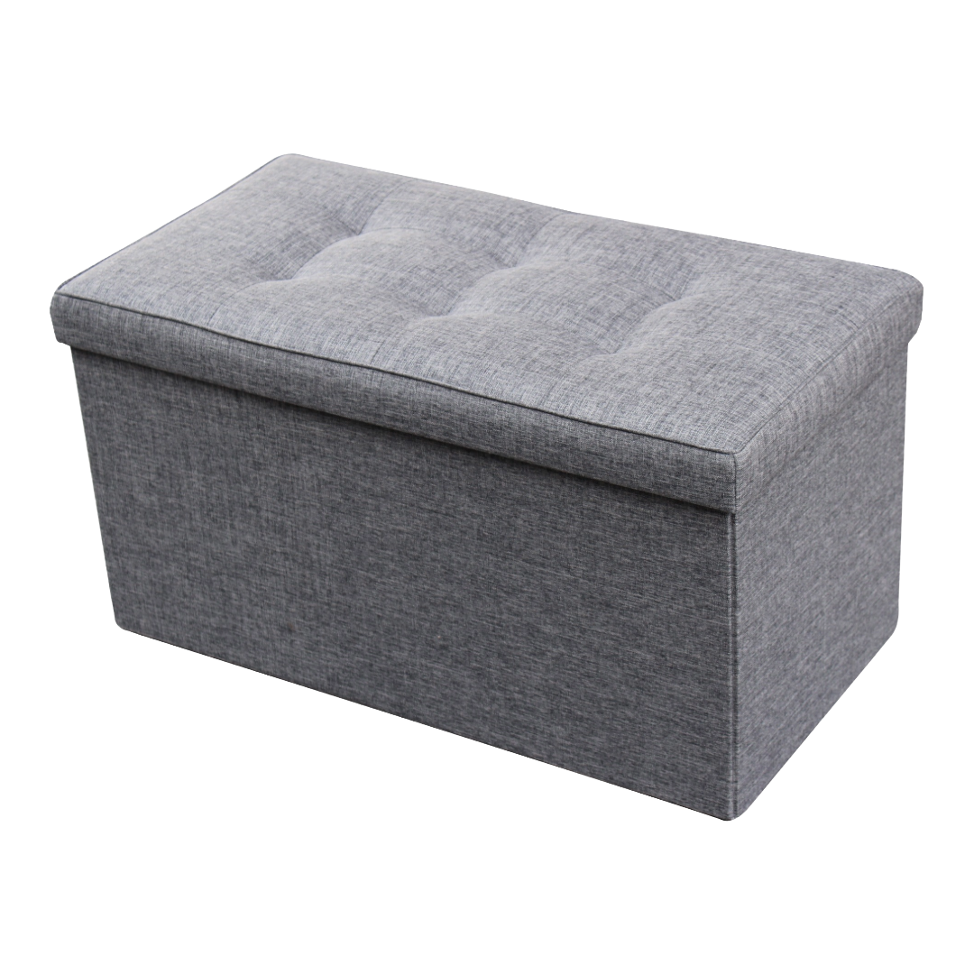 Double Ottoman - Charcoal