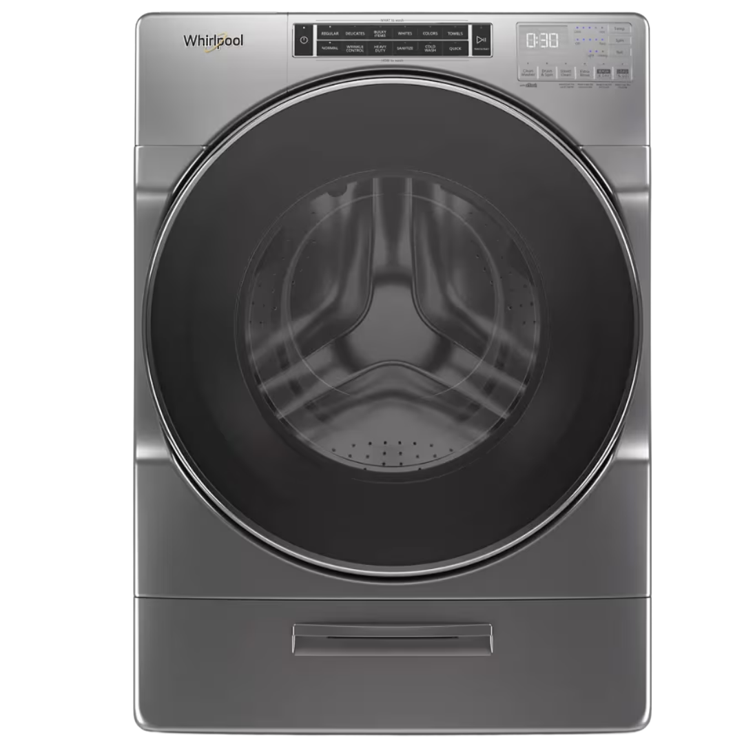 WASHER 5CF 37CYC FRONT CHRME WHP