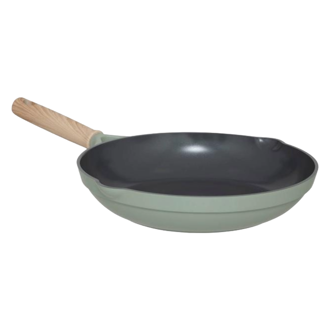 FRY PAN 28CM CAST ALUM GRN