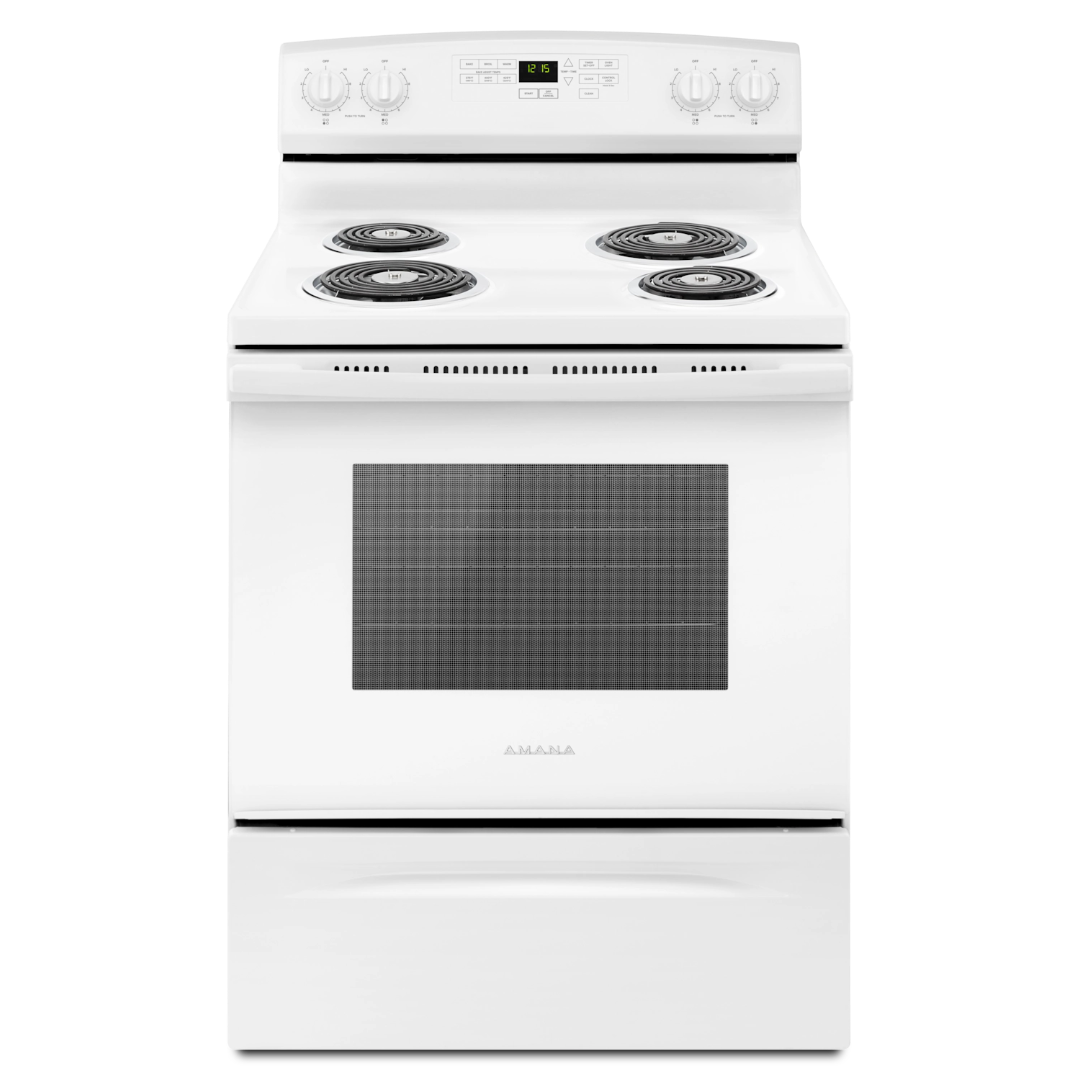 RANGE ELEC 30" WHT AMANA