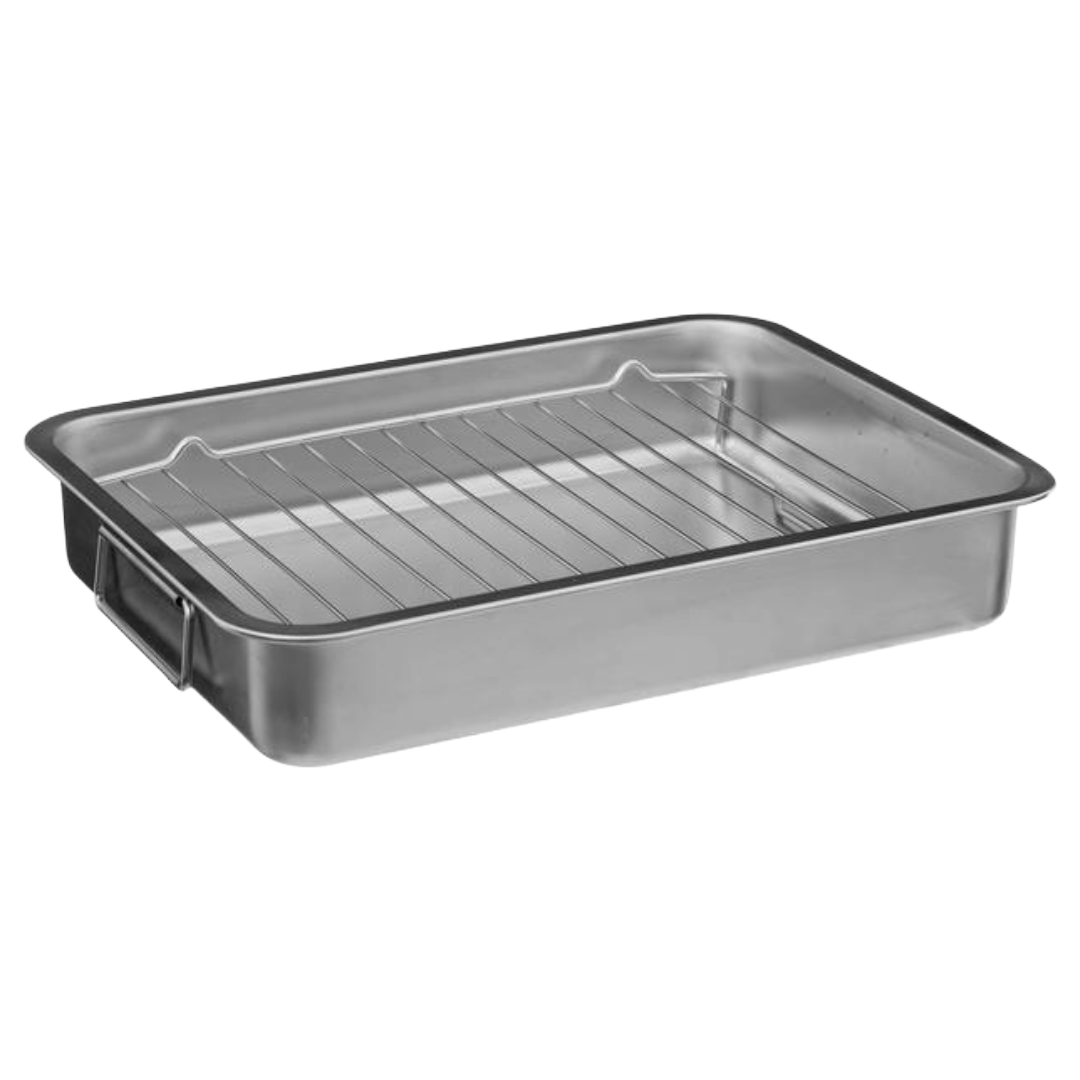 ROASTER 39X29X7CM STAINLESS STL