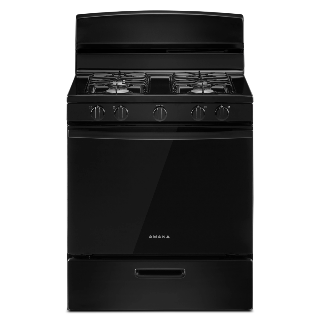RANGE GAS 30" BLACK AMANA