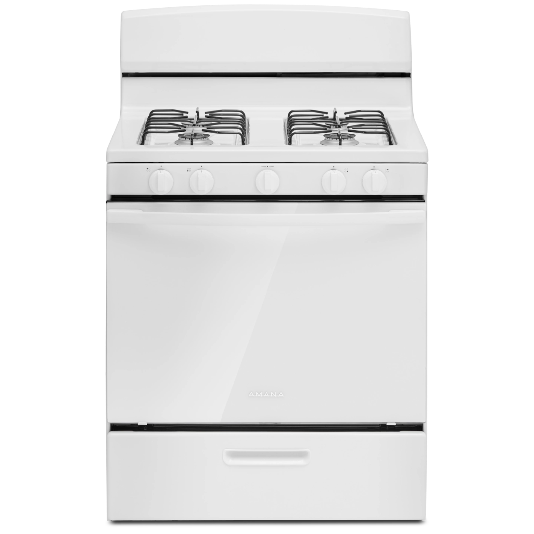 RANGE GAS 30" WHITE AMANA