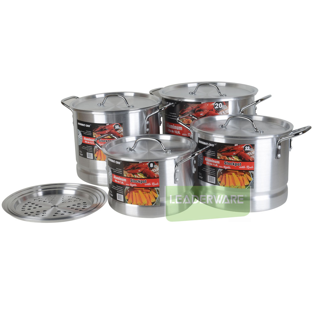 STOCKPOT 12QT W/STEAMER