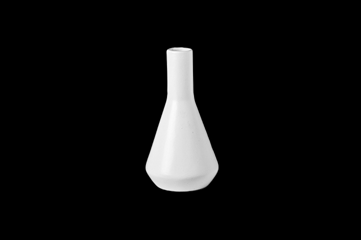 Ceramic Bottle Vase White