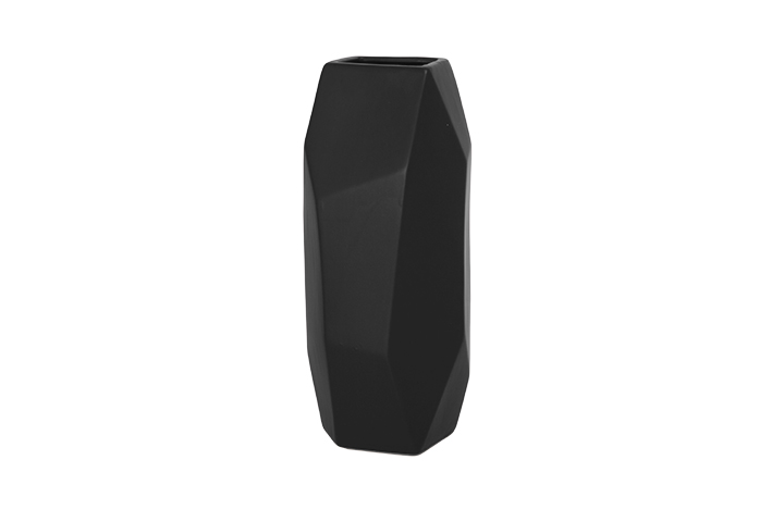 Ceramic Tall Vase Black