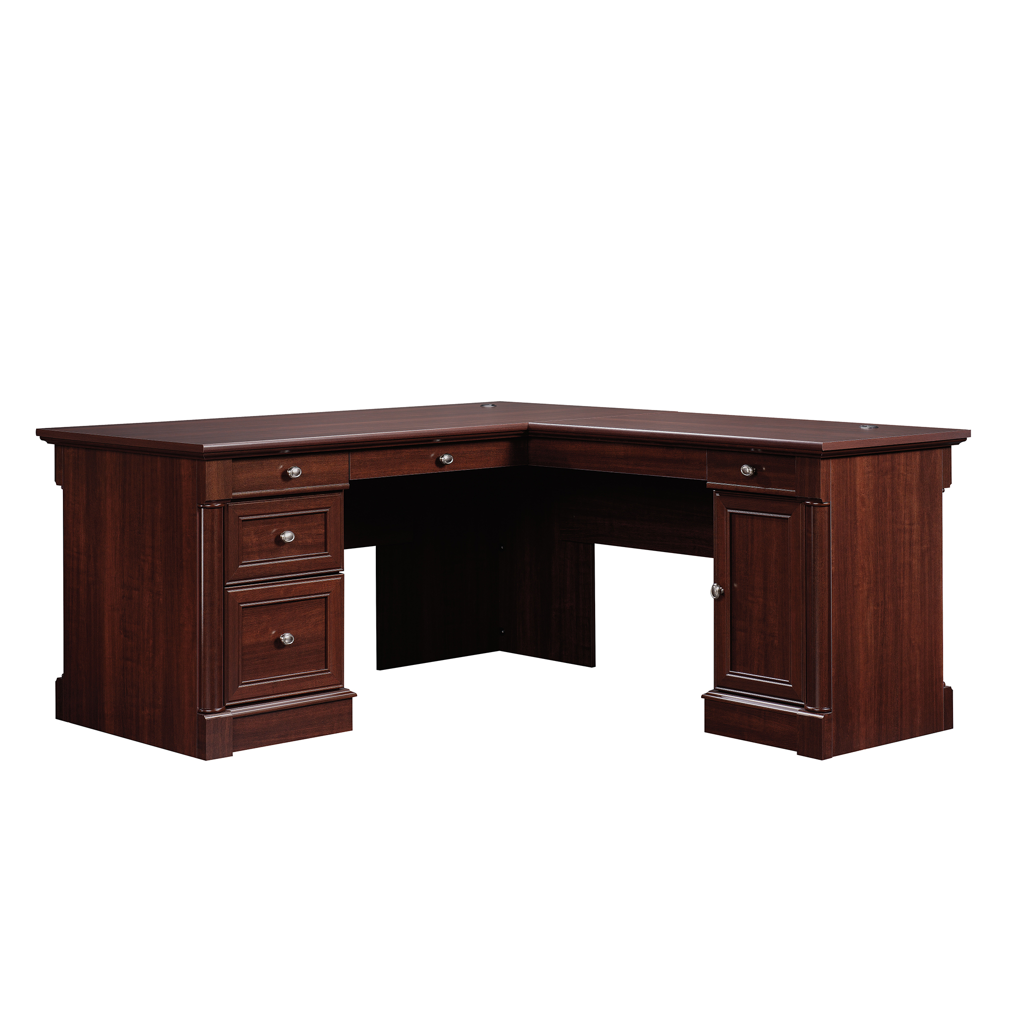 DESK L-SHAPED PALLADIA CHERRY
