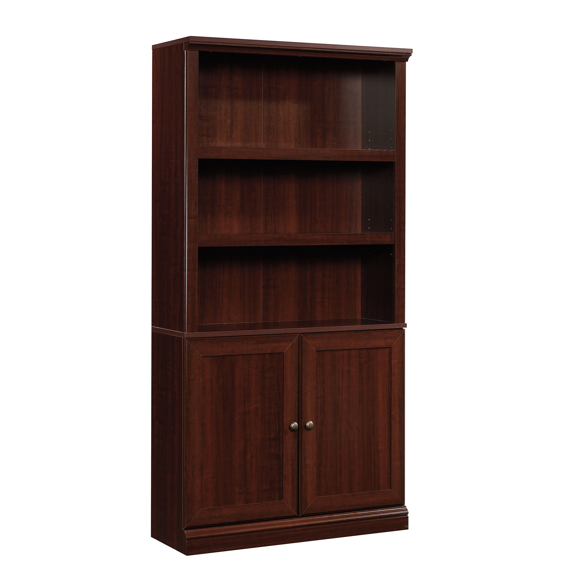 BOOKCASE 3 SHELF 2DOOR CHERRY