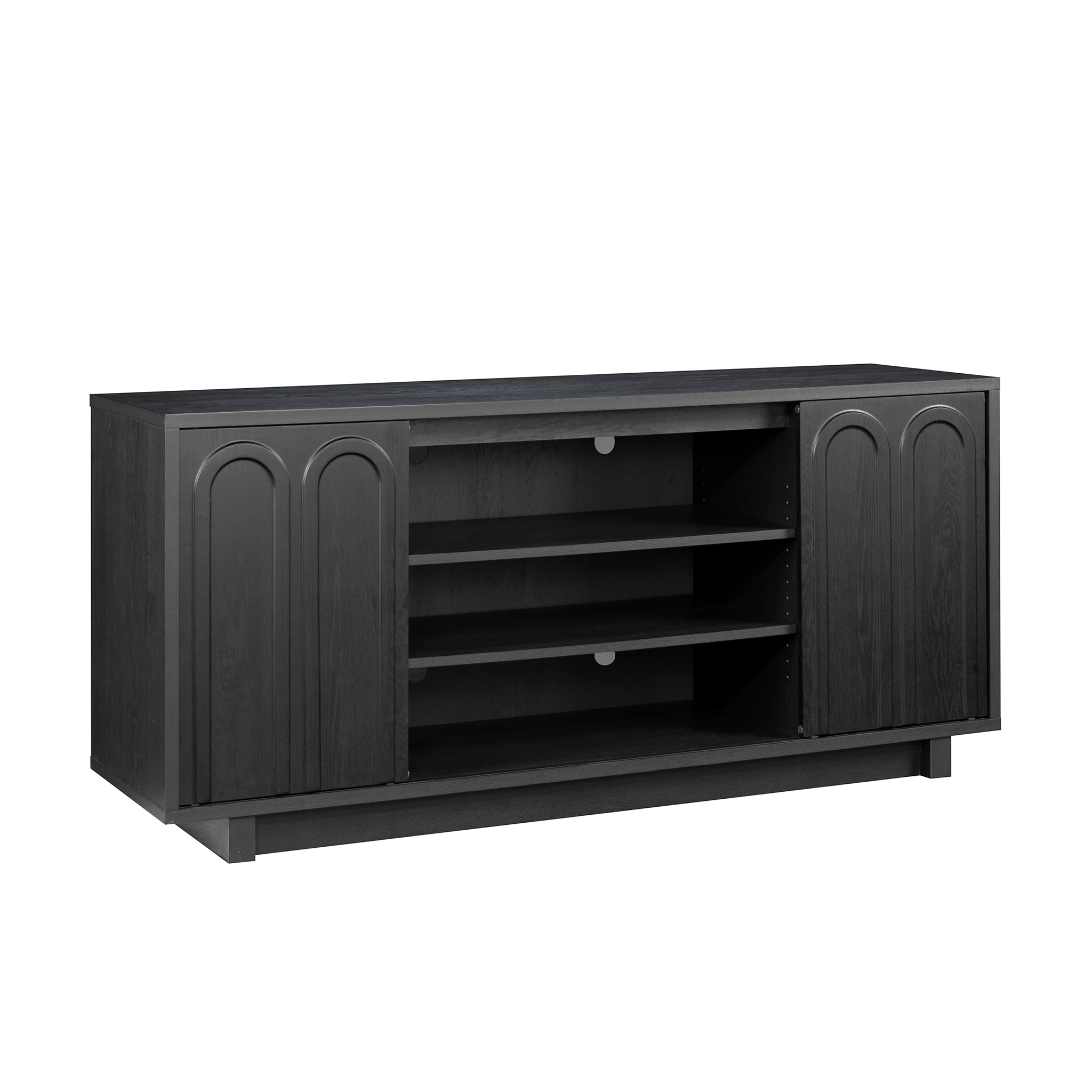 TV STAND CREDENZA 77" RAVEN OAK