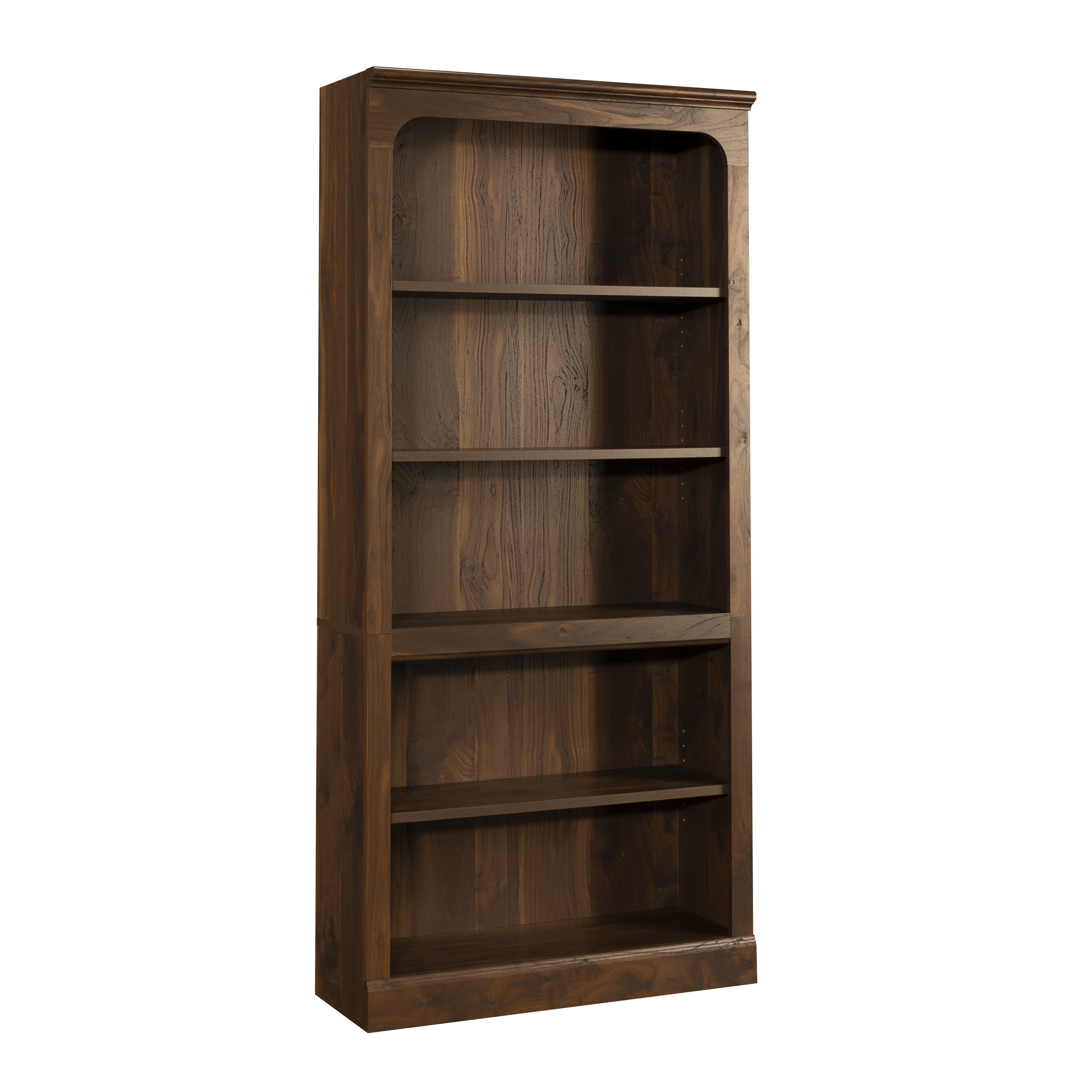 BOOKCASE 5 SHELF GRAND WALNUT