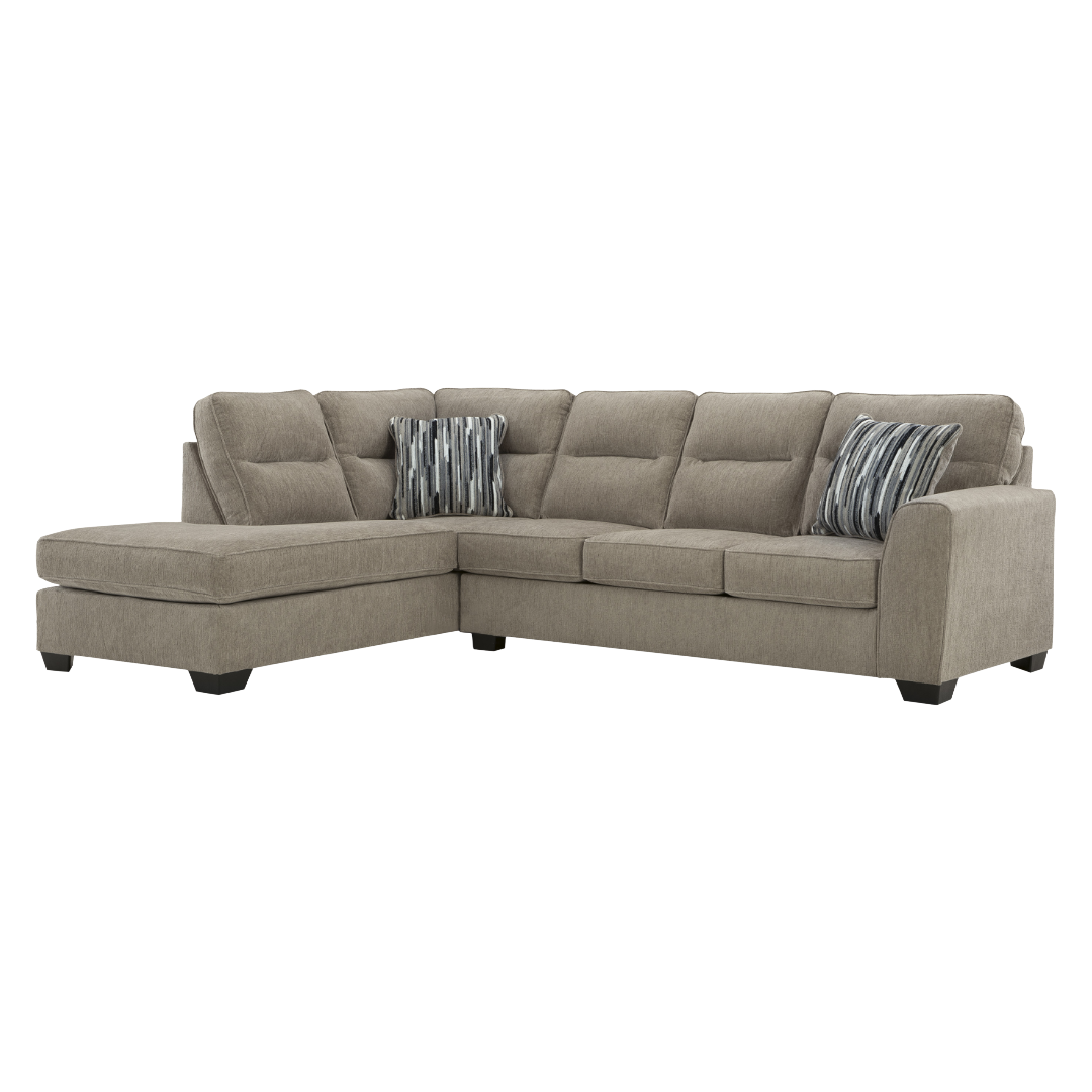 SOFA SECTIONAL LAF OLTEN MOCHA