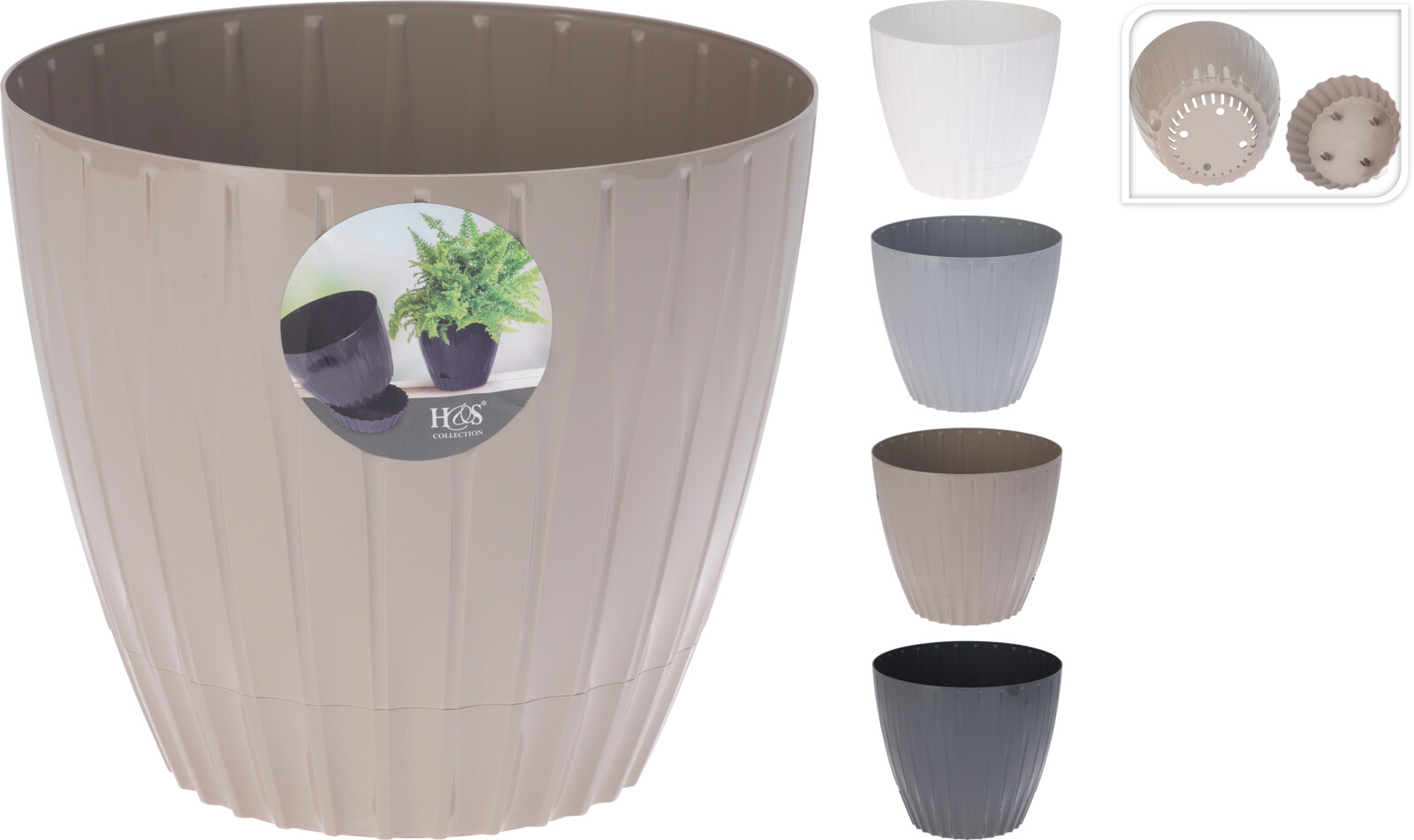 FLOWERPOT PP 4800ML 162.330Z