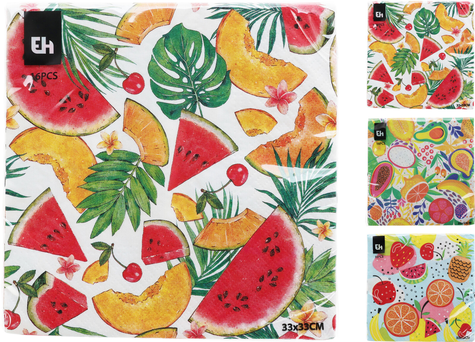 NAPKINS 33X33CM 16PCS 3PL
