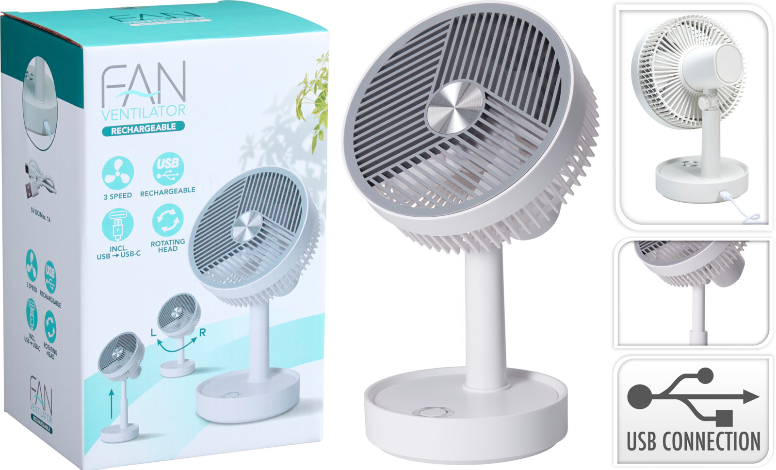 TABLE FAN REACHARGEABLE