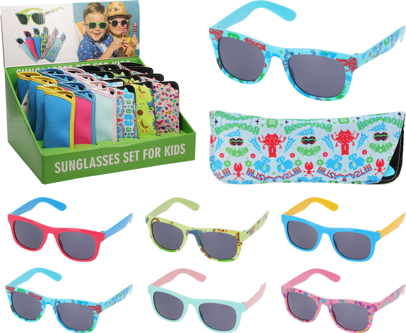 SUNGLASSES KIDS UNISEX 6ASS