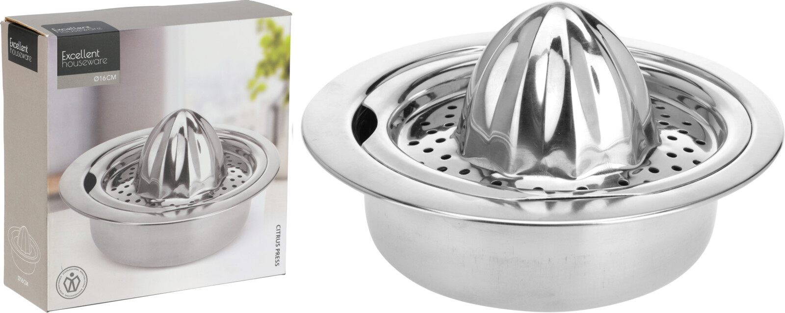 CITRUS PRESS STAINLESS STEEL
