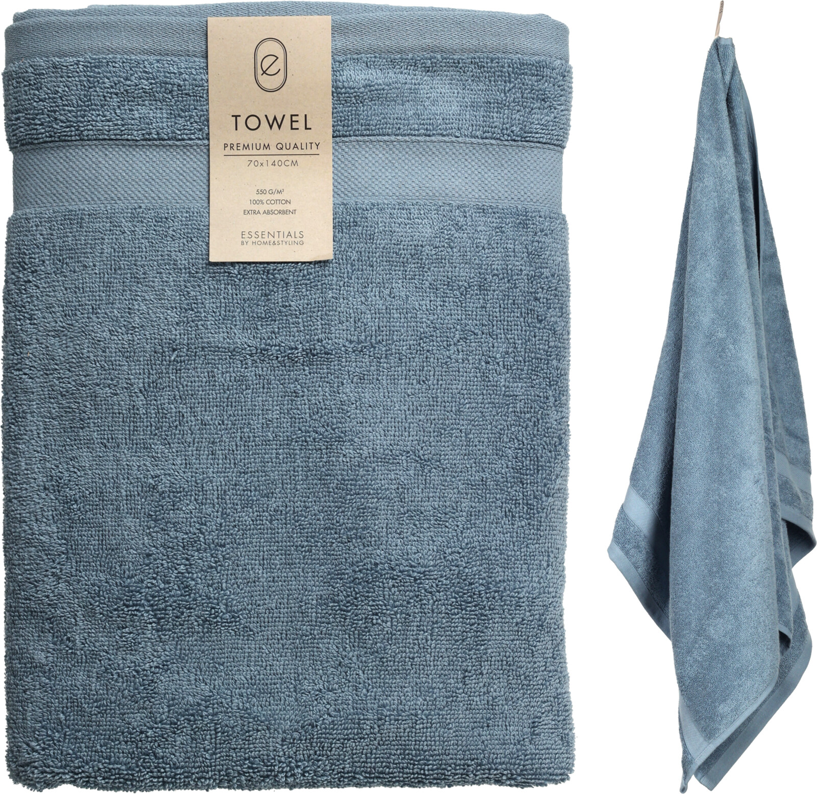 TOWEL 70X140CM LIGHT BLUE