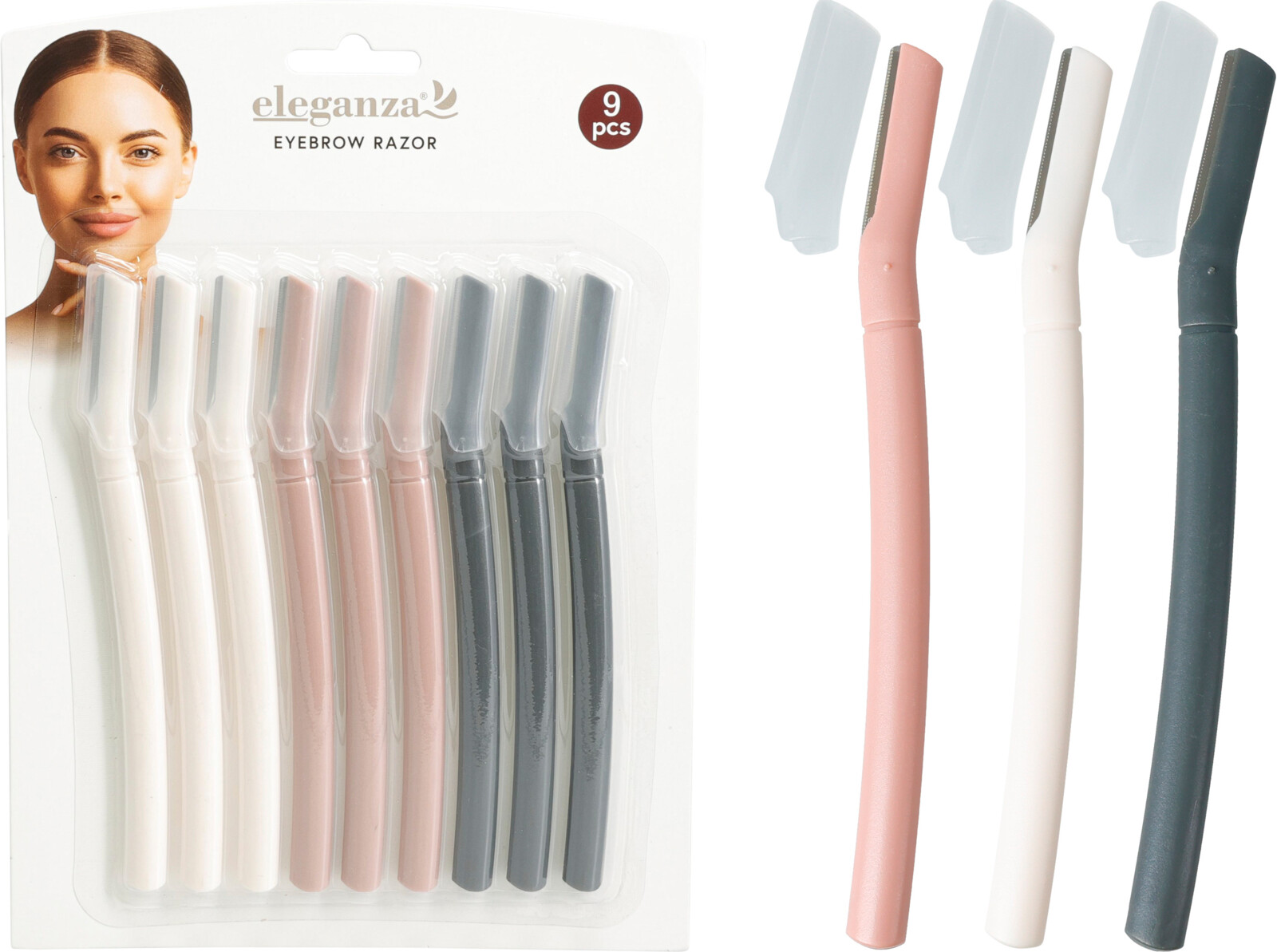 EYEBROW RAZOR 3ASS COLORS