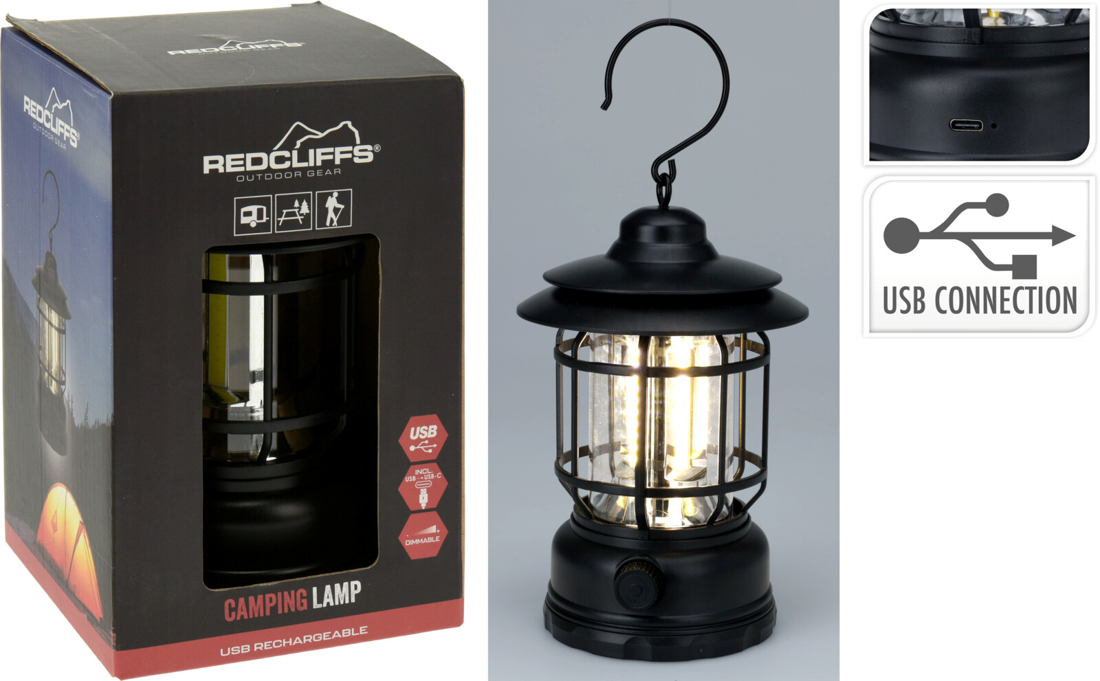 CAMPING LIGHT RECHARGEABLE BLA