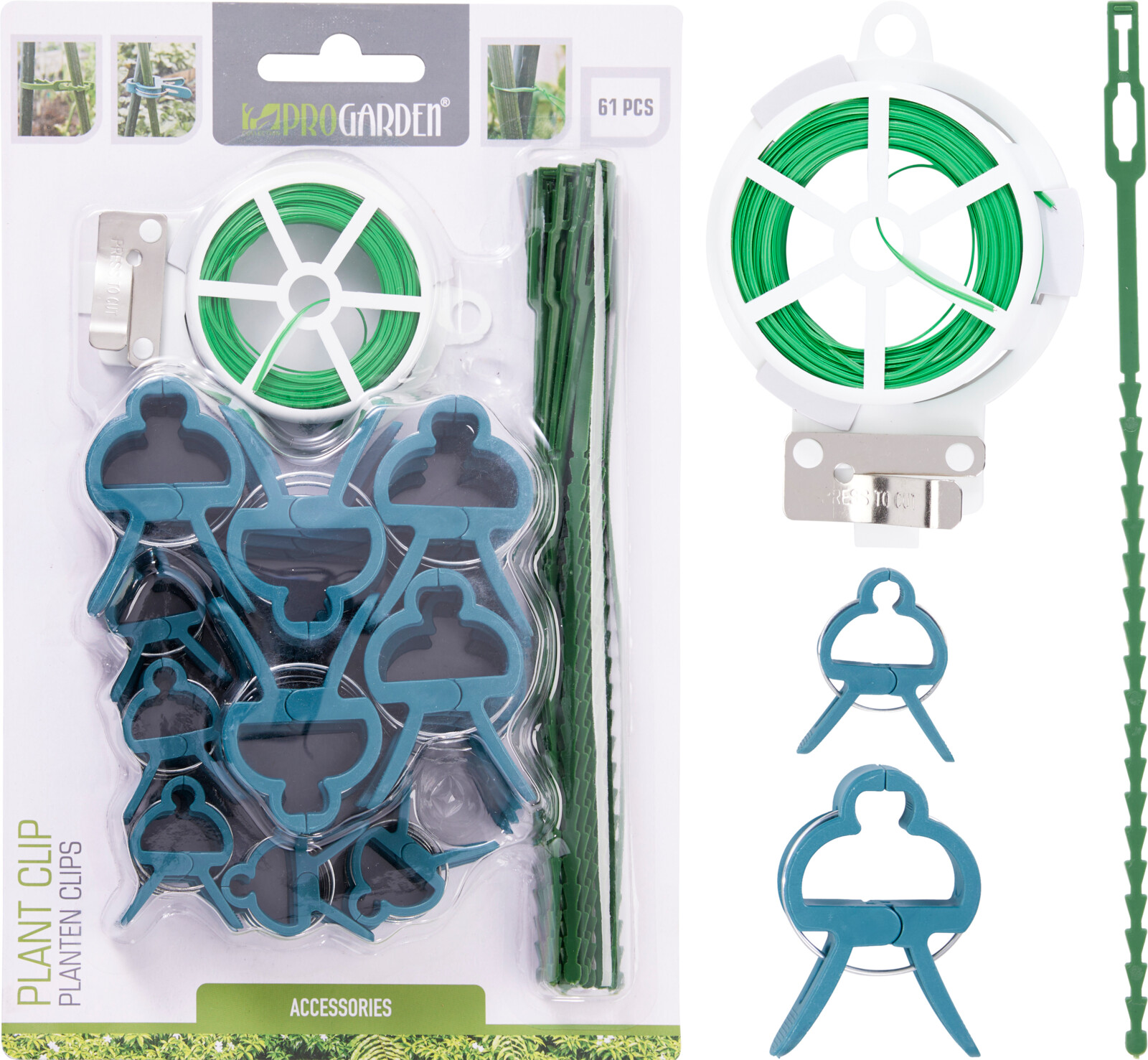 PLANT CLIPS SET 61 PCS