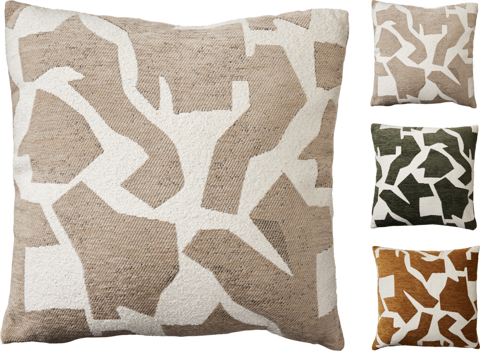 CUSHION POLYESTER 45X45CM 3ASS