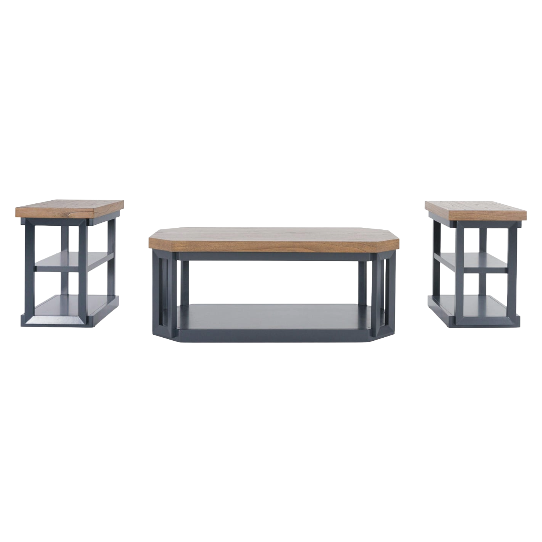 COFFEE TABLE 3PC LANDOCKEN BR/BL