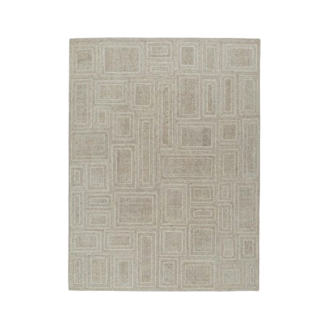 RUG LARGE BRICKBURG GY/IVY/HNY