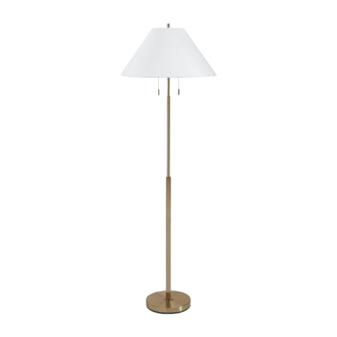 LAMP FLOOR HAIGWOOD GOLD