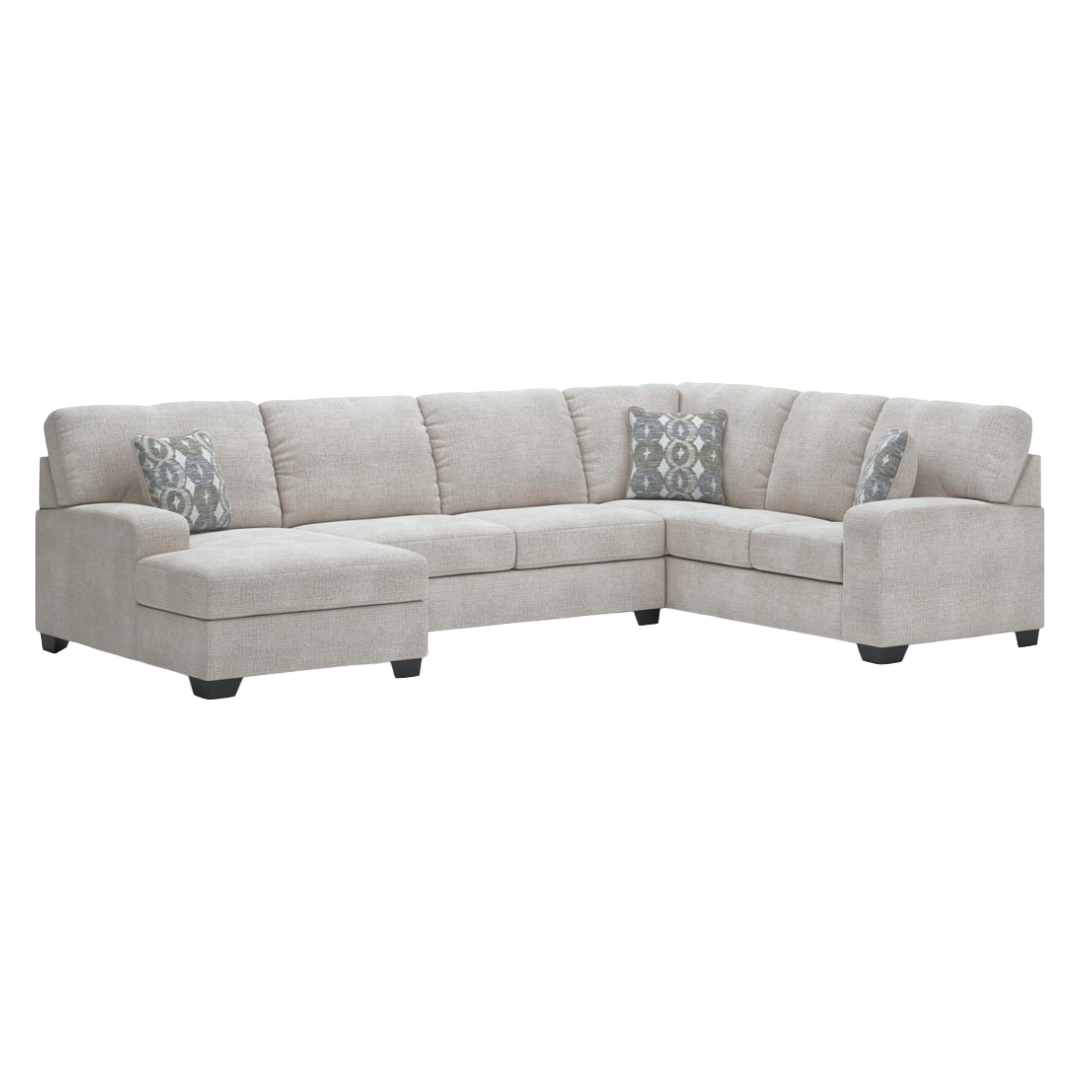SOFA SECTIONAL LAF RODNGTON GY*P