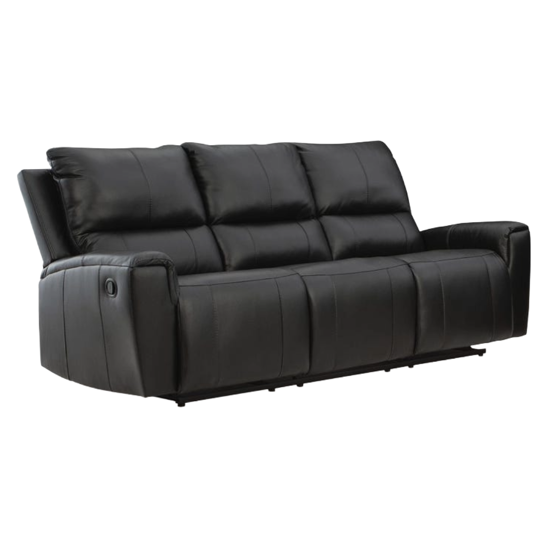 SOFA RECLINE DANEMERE LTH BLACK