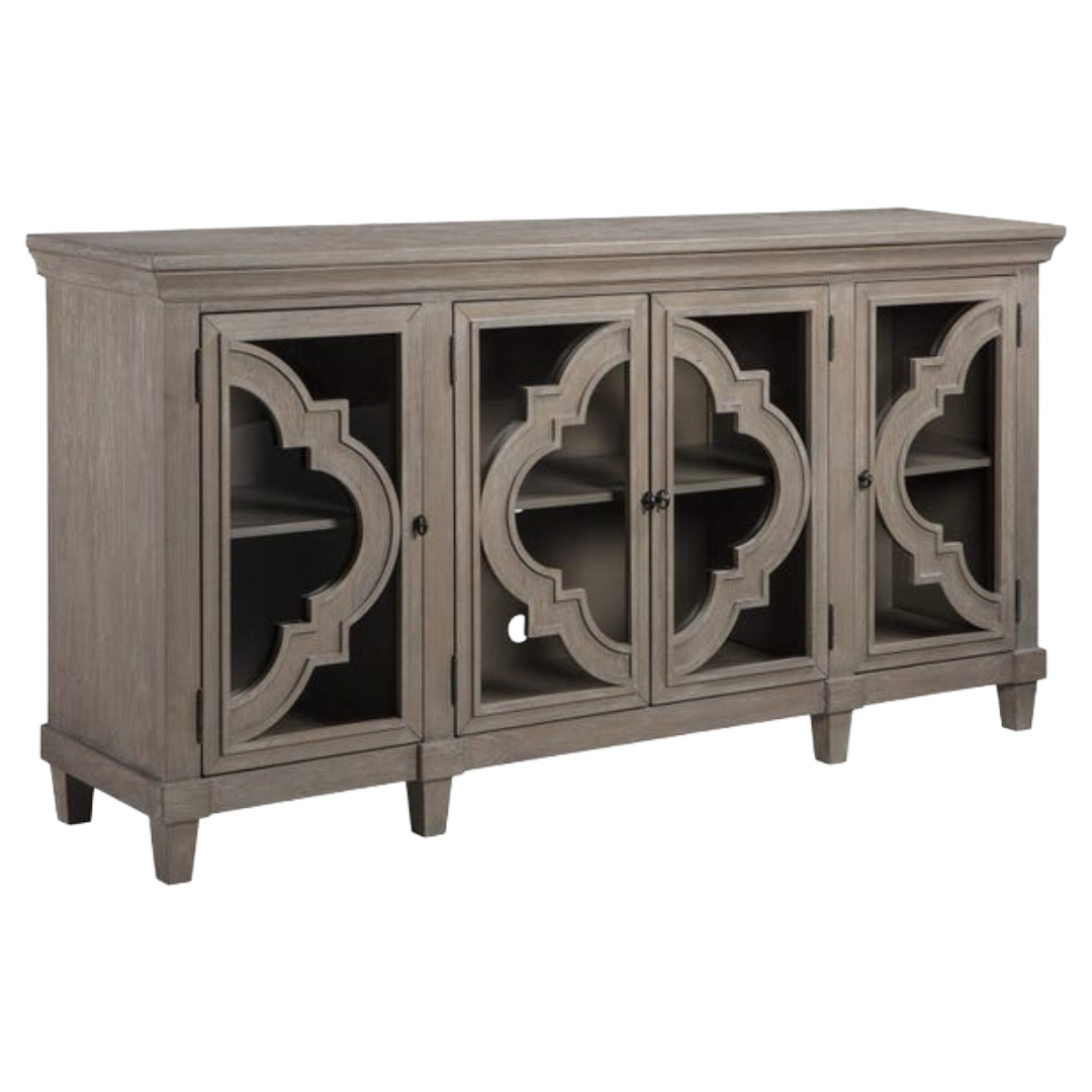 ACCENT CABINET 76" FOSIL RDGE GY