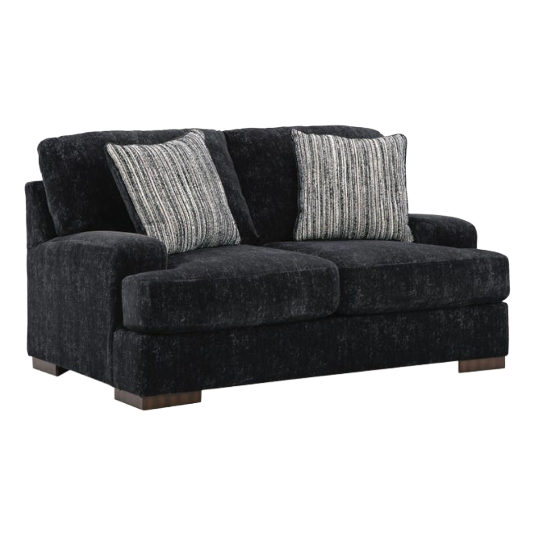 LOVESEAT WHITMORE BLK PEARL