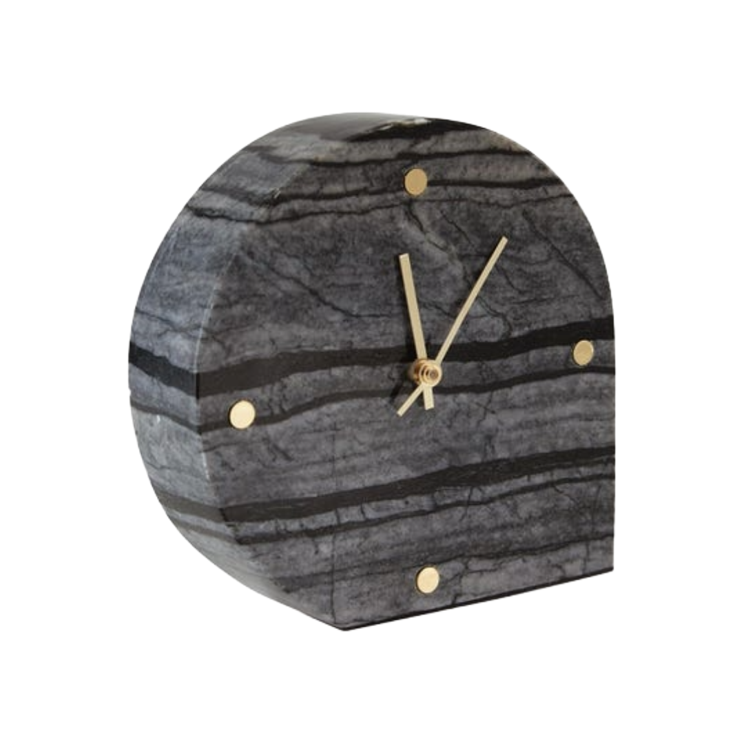 TABLE CLOCK JANMOUR BLK