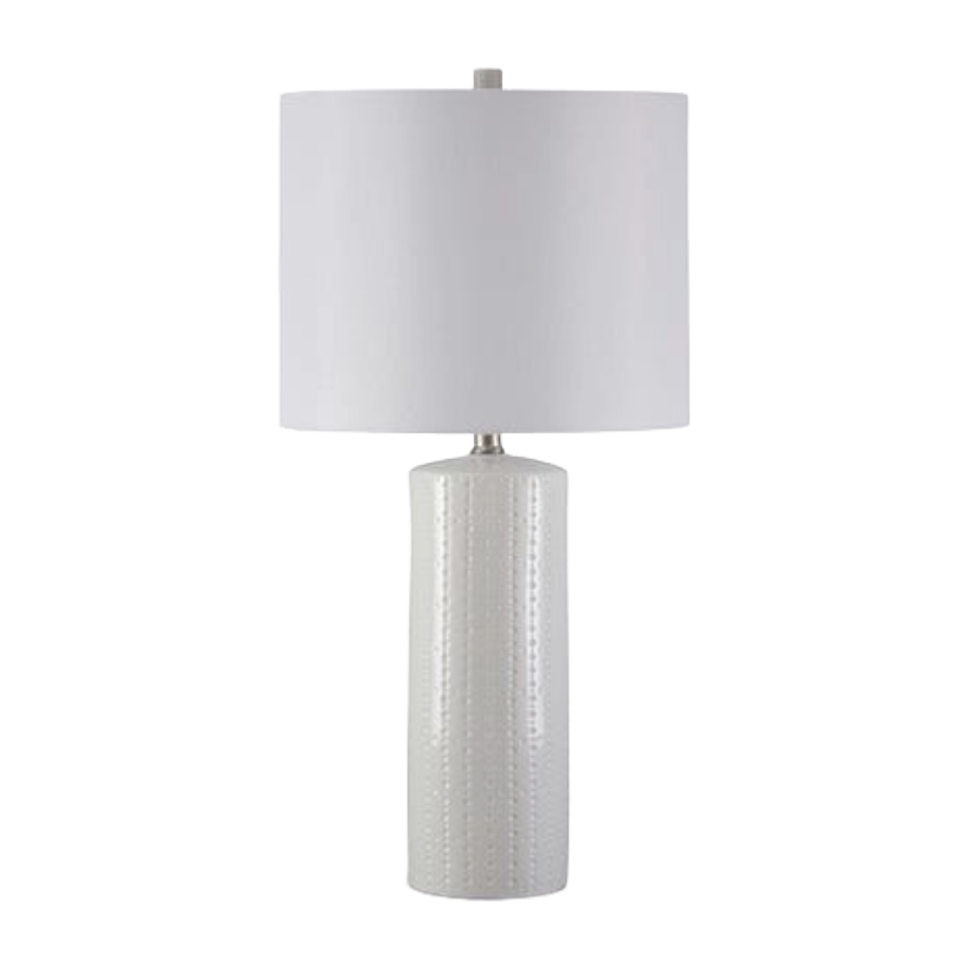 LAMP TABLE STEUBEN WHITE *PS