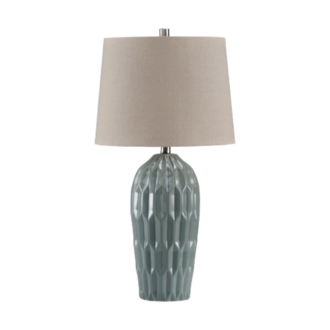 LAMP TABLE CERAMIC HADBURY BL/TL