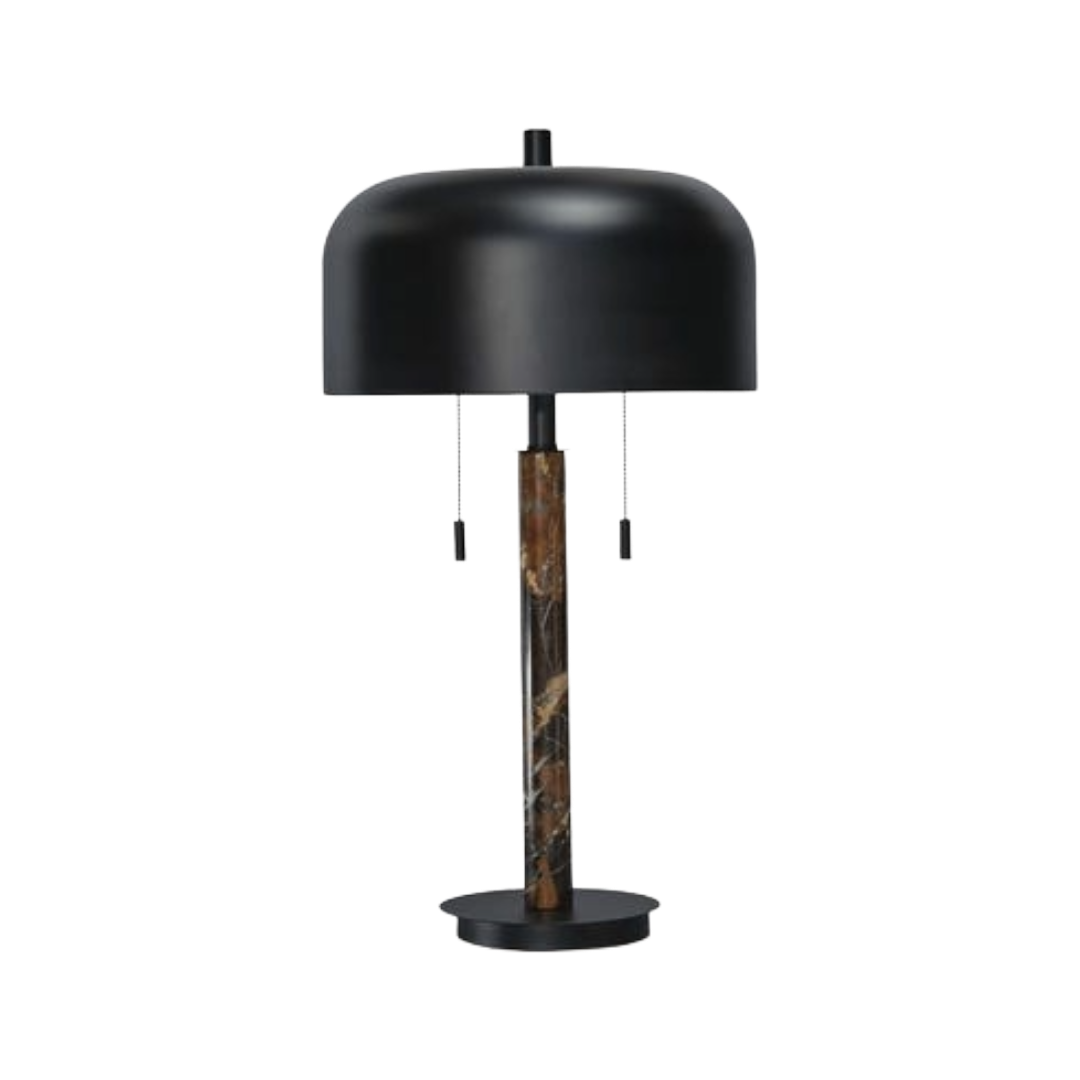 LAMP TABLE ALANBERT MTL BRN/BLK