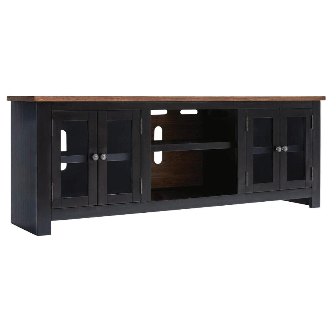 TV STAND 75" WILDENAUER BRN/BLK