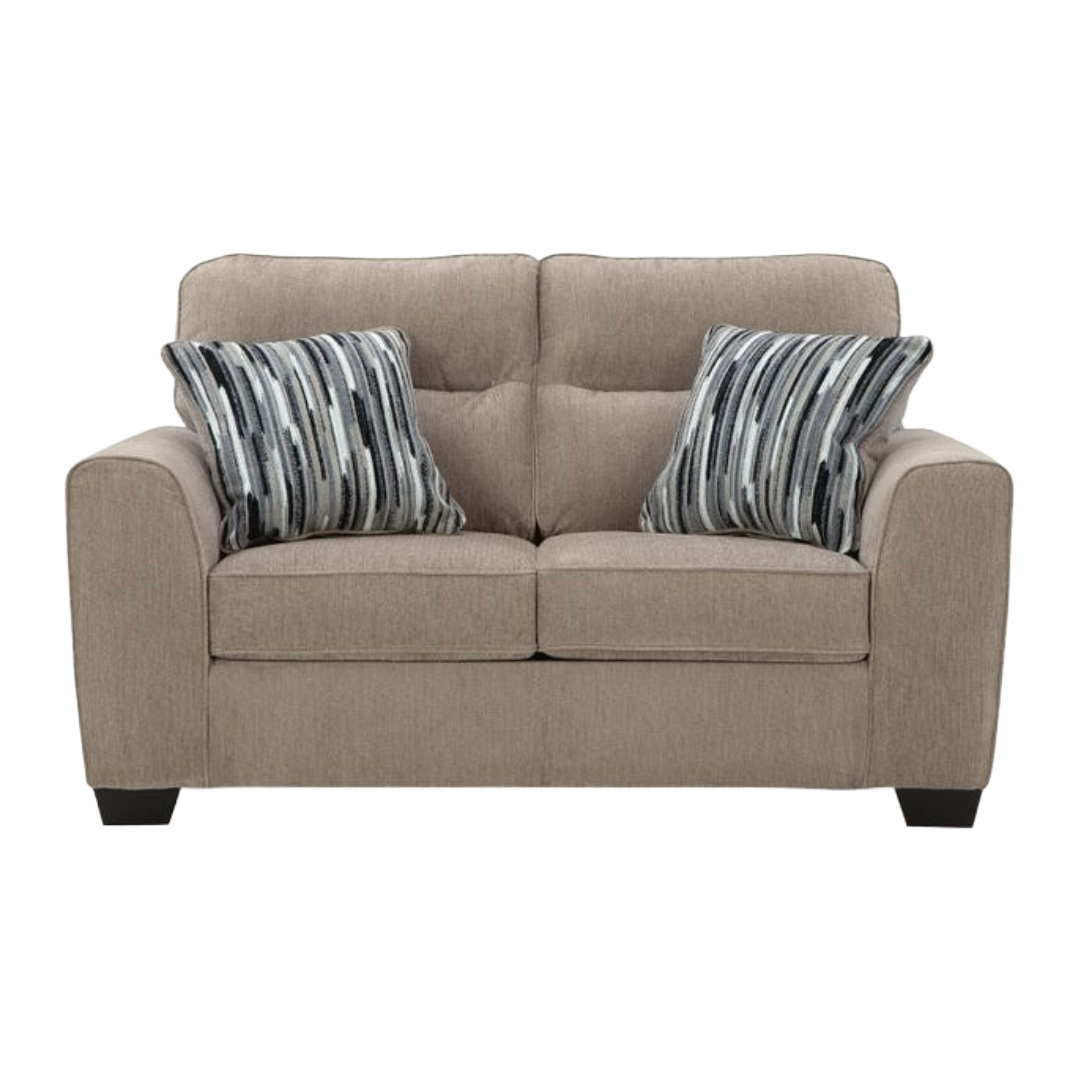 LOVESEAT OLTEN MOCHA