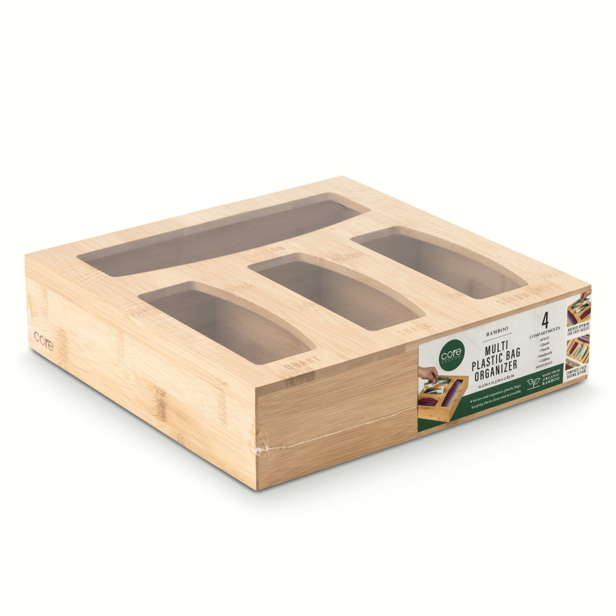 ORGANIZER PLASTIC BAG BAMBOO