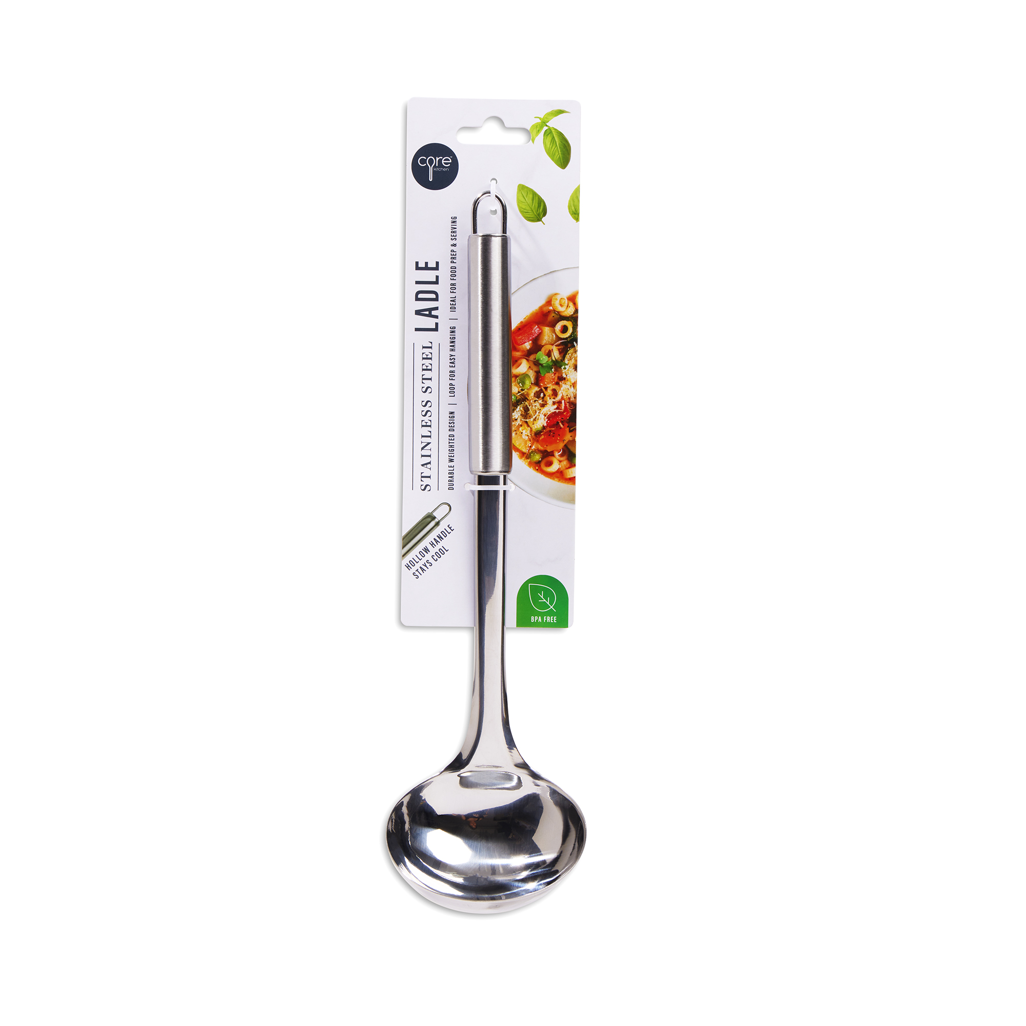 LADLE STAINLESS STEEL SILVER