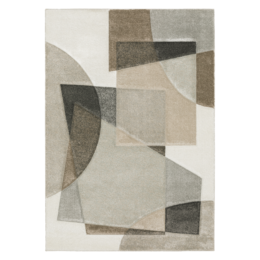 Cambria 084J2 Beige/ Multi Indoor Area Rug - 5'3" x 7'6"